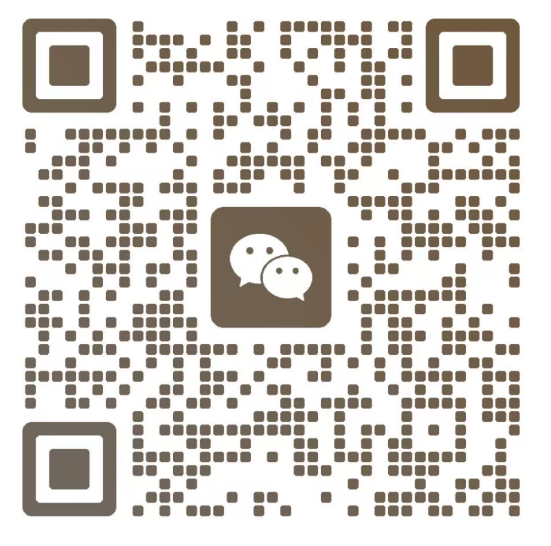 公司客服微信二维码，黑白图案，方形设计，清晰可扫描